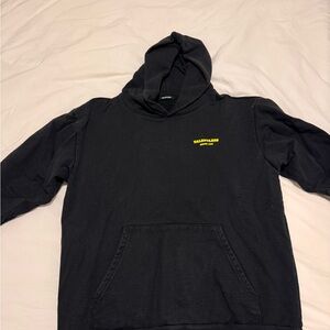 TALENTLESS Black Hoodie with Subtle Logo